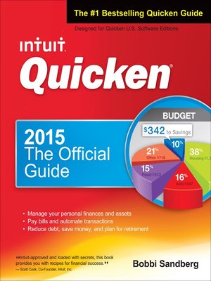 cover image of Quicken 2015 the Official Guide